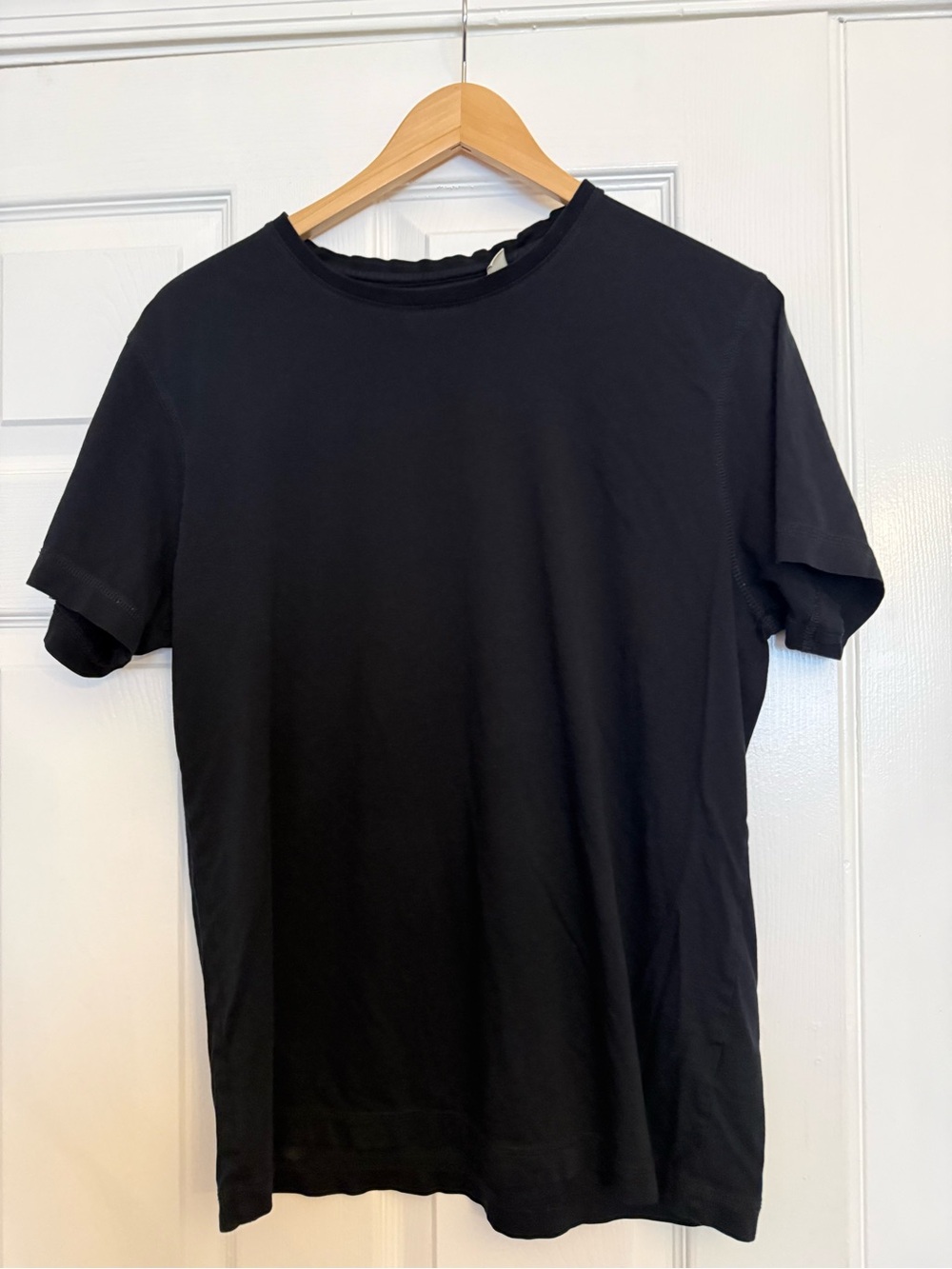 Men's Black Short Sleeve Crewneck pajama Tee